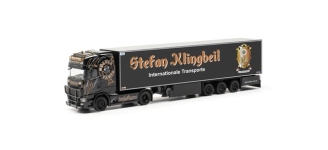 Herpa 317542 - H0 - Scania CS 20 Kühlkoffer-Sattelzug Klingbeil